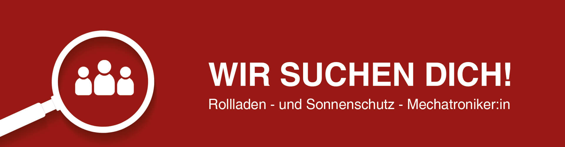 Wir suchen dich: Rollladen- und Sonnenschutz Mechatroniker:in - ROLLO-mat®